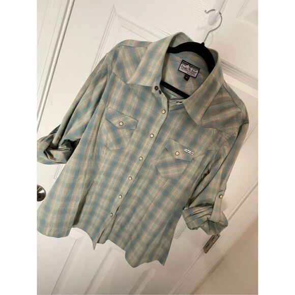 Powder River Outfitters panhandle slim women’s button up shirt size XL - Picture 1 of 7